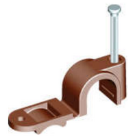 1/2" Masonry Nail Copper Brown Quick Clip Closed 