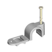 16mm Masonry Nail Polybutylene (PB) Grey Quick Clip Closed 