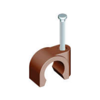 1/2" Masonry Nail Copper Brown Quick Clip Open 