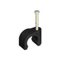 20mm Twist Nail Quick Click Pex Black 