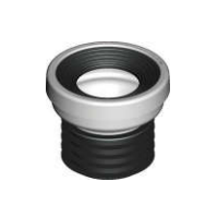 100mm Straight Flexi-Fin Pan Connector 