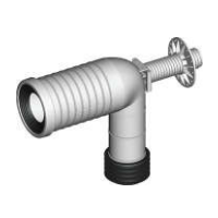 100mm Flexi-Fin Pan Bend Extended with Bracket