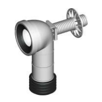 100mm Flexi-Fin Pan Bend with Bracket