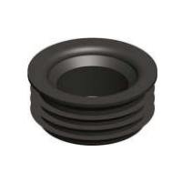 Flush Pipe Key Seal 50mm Black