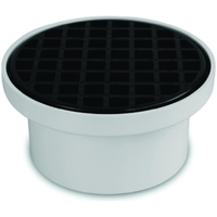 DWV F/Collar & Flat Grate Female 100mm