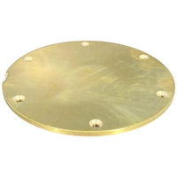 DWV BTS Spare Lid Brass 100mm