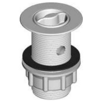 40x90mm White Ext with Over-flow Plug & Waste 