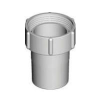 40mm DWV Cap & Lining Straight Br-Nut 