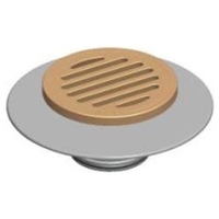 Maxi Swivel Sys RRJ Rnd Chr-Br 80x80mm
