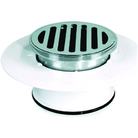 Maxi Swivel Sys RRJ Rnd Chr-Br 100x100mm