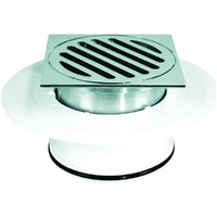 Maxi Swivel Sys RRJ Sq Chr-Br 100x100mm