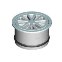 100mm Round Stainless Steel Rubber Ring Joint Floor Grate 