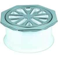 Plas-fin Waste Oct SS  100mm