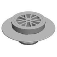Maxi Adap Sys RRJ White Rnd 80x50mm
