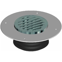 Maxi Swivel Sys F/Fin DWV Rnd 100x100mm