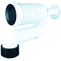 Pan Bend Universal W/Brack 100mm DWV