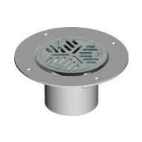 80mm Vinyl Floor Wst Flange SW Grate 