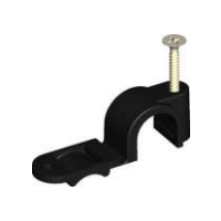 16mm Wood Scr Quick Clip Pex Black 