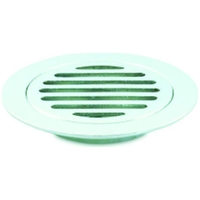 Shower Grate 80mm Brass 2PCE
