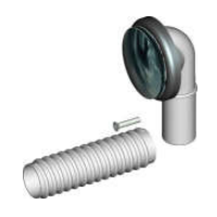 40mm Brass Overflow Kit Inc Hose