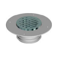 Maxi Swivel Sys F/Fin HDPE Rnd 100x100mm 