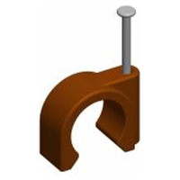 Quick Click cop Brown 3/8" Mas Nail