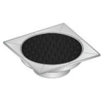 90mm Storm Water F/Collar Sq W/-Flat Grate 