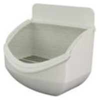 Leaf Guard Rear Outlet 90mm WHITE