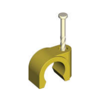 25mm Twist Nail Gas Yellow Quick Clip Open