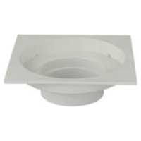 S/Water F/Collar Sq Male 90mm
