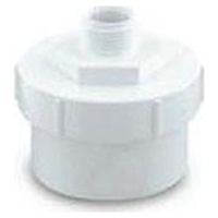 S/Water Thr Cap W/-outlet and Conn 90mm
