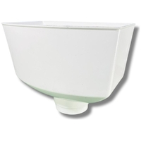 Leaf Catcher 100x30mm White