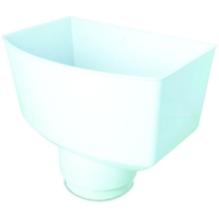 Leaf Catcher Offset 90x30mm White