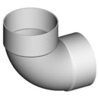 DWV Bend 225 X 88D F&F Plain ELBMD225X88