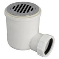 Complete Shower Trap 80x50 Chr-Br Grate