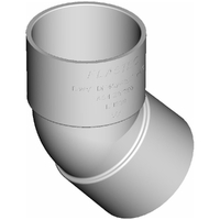 DWV Bend  40 X 45D F&F Plain DWVF0052