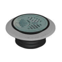 100mm Vinyl Floor Wst P/Flange Flexy Fin S/S 