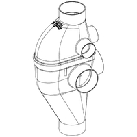 Plastec > Drain Waste Vent (DWV) > Fittings > Stack Diverters > Mark II