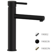 BELLINO TOWER BASIN MIXER STRAIGHT OUTLET WELS 4 STAR M/B