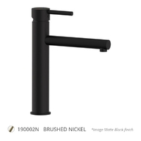 Bellino Tower Basin Mixer Straight Outlet WELS 4 Star B/N