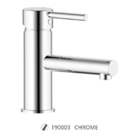 Bellino Basin Mixer Straight Outlet WELS 4 Star C/P