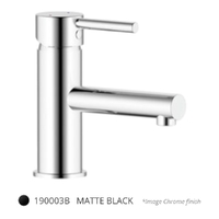 Bellino Basin Mixer Straight Outlet WELS 4 Star M/B