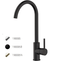BELLINO GOOSENECK SINK MIXER WELS 4 STAR M/B