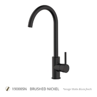 Bellino Gooseneck Sink Mixer WELS 4 Star B/N