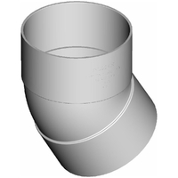 DWV Bend 150 X 30D F&F Plain ELBMD150X30