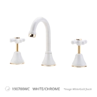 Julz Basin Set Swivel WELS 4 Star Wh & C/P Trim