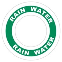Rain Water Sticker Label