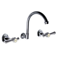 Whitehall Lever Wall Sink Set Anti Vandal Ceramic Disc