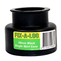 Flush Cone - Single Skirt Black