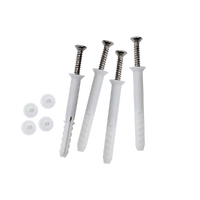 Pan Screw & Anchor Concrete Floor 63mm Pack of 4